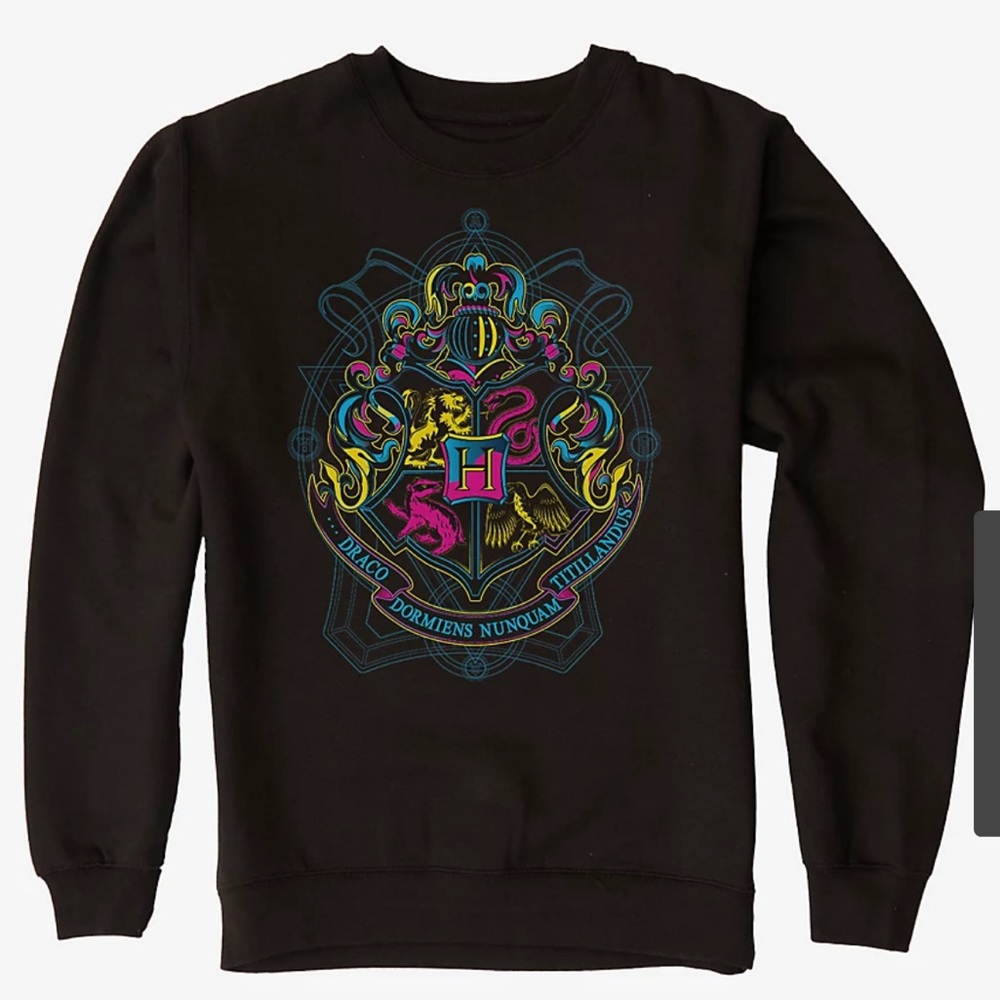 NWT Harry Potter Hogwarts logo sweatshirt size S for men
